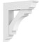 Ekena Millwork Standard Merced Architectural Grade PVC Bracket with Traditional Ends, 3"W x 18"D x 18"H BKTP03X18X18MRC01 - alternate 1